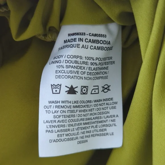 Nike One Dri-Fit Ultra High Waisted 3" Brief Lined Athletic Shorts Moss Green S - Picture 7 of 14